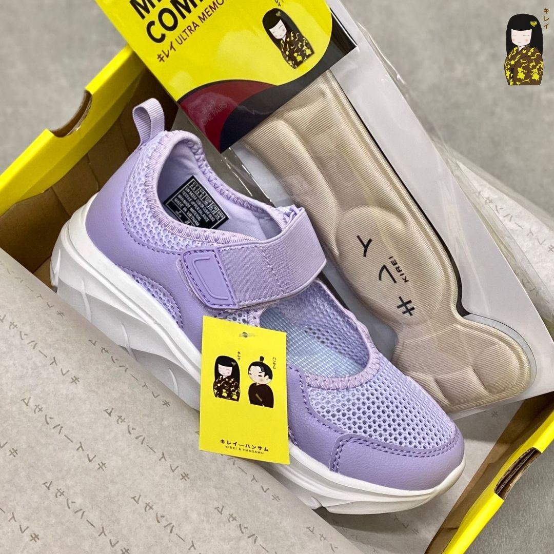 Kirei Nintai Walk Sneakers BG10 Purple