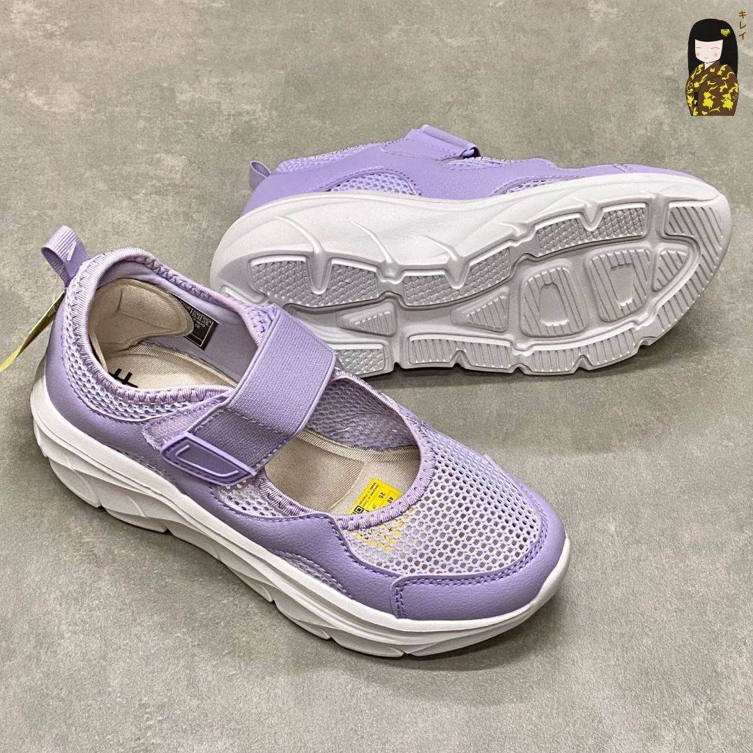 Kirei Nintai Walk Sneakers BG10 Purple
