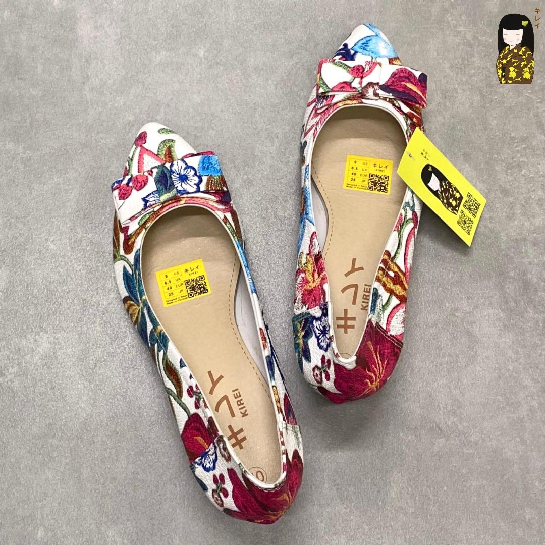 Kirei Office HI 3D Wedge Shoes FEP 5P Pink White