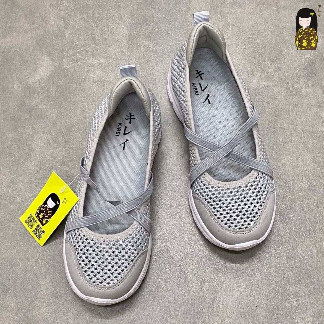 Kirei Walk BG Breathable V2 Ballet Flats Gray