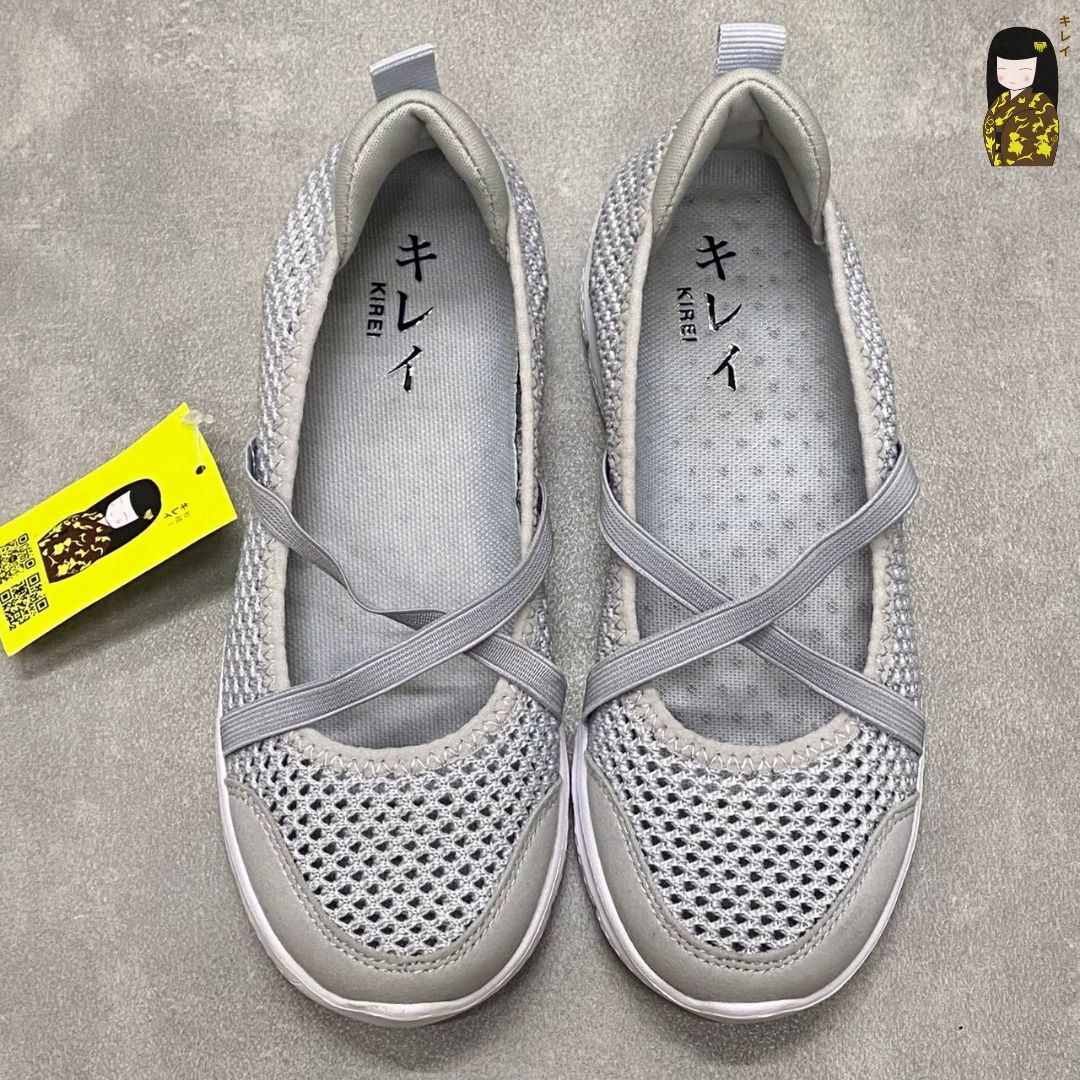 Kirei Walk BG Breathable V2 Ballet Flats Gray