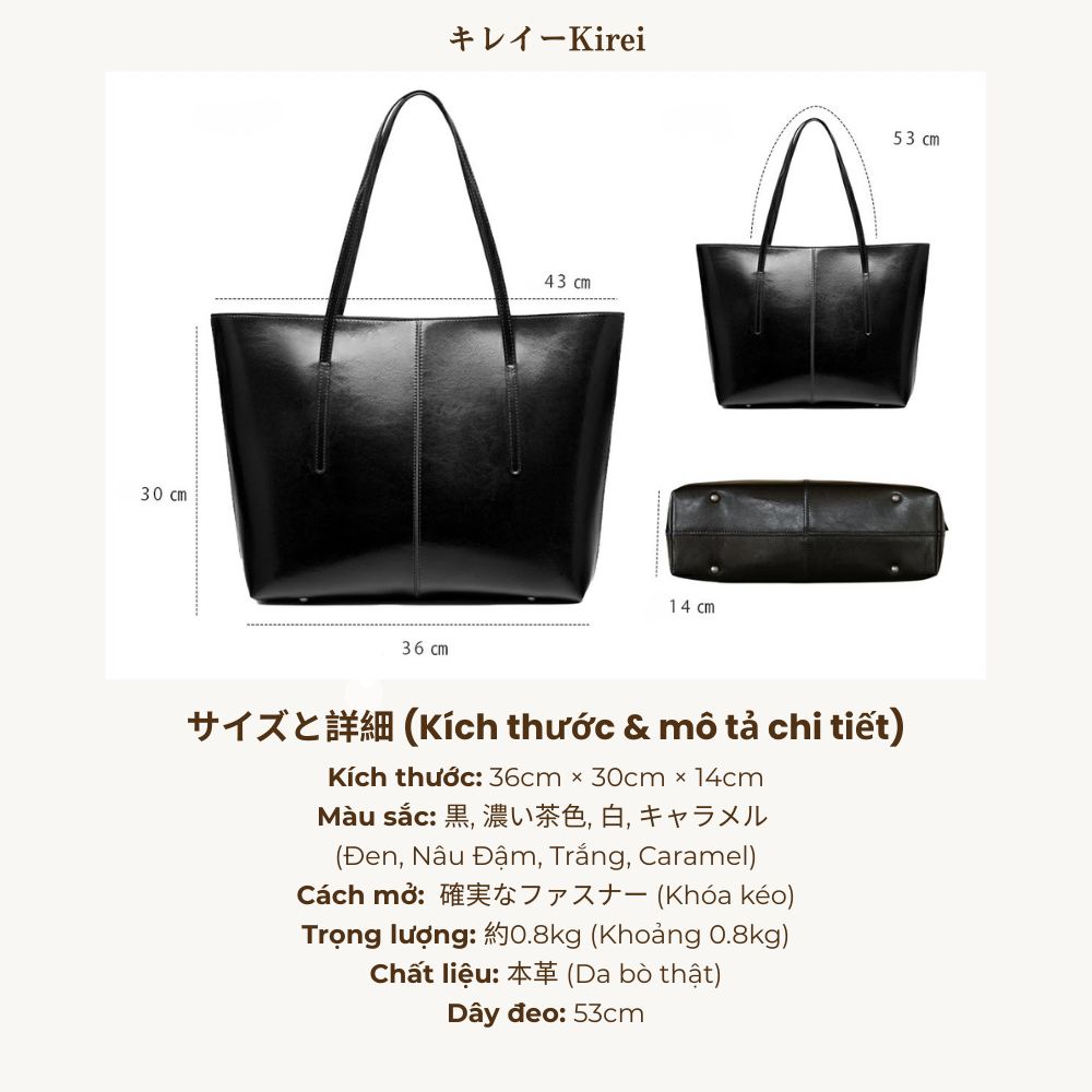 Kirei Yugen - Tote Bag BGB18 Black