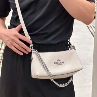 Túi Coach Charlotte Shoulder Bag DS White