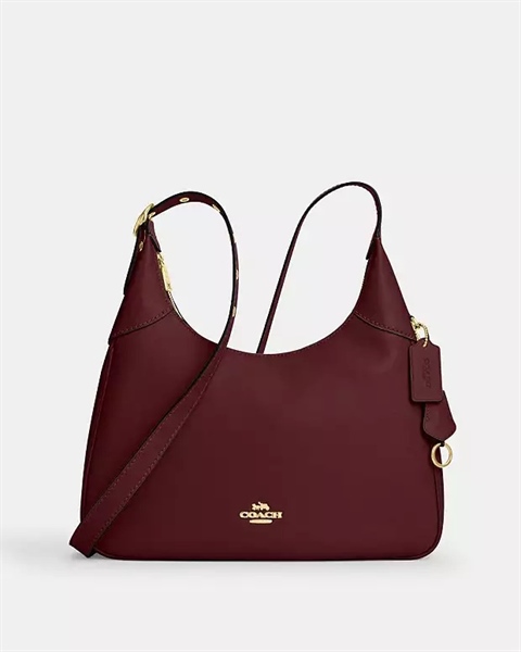 Túi Coach Ella Shoulder Bag Leather DS Red
