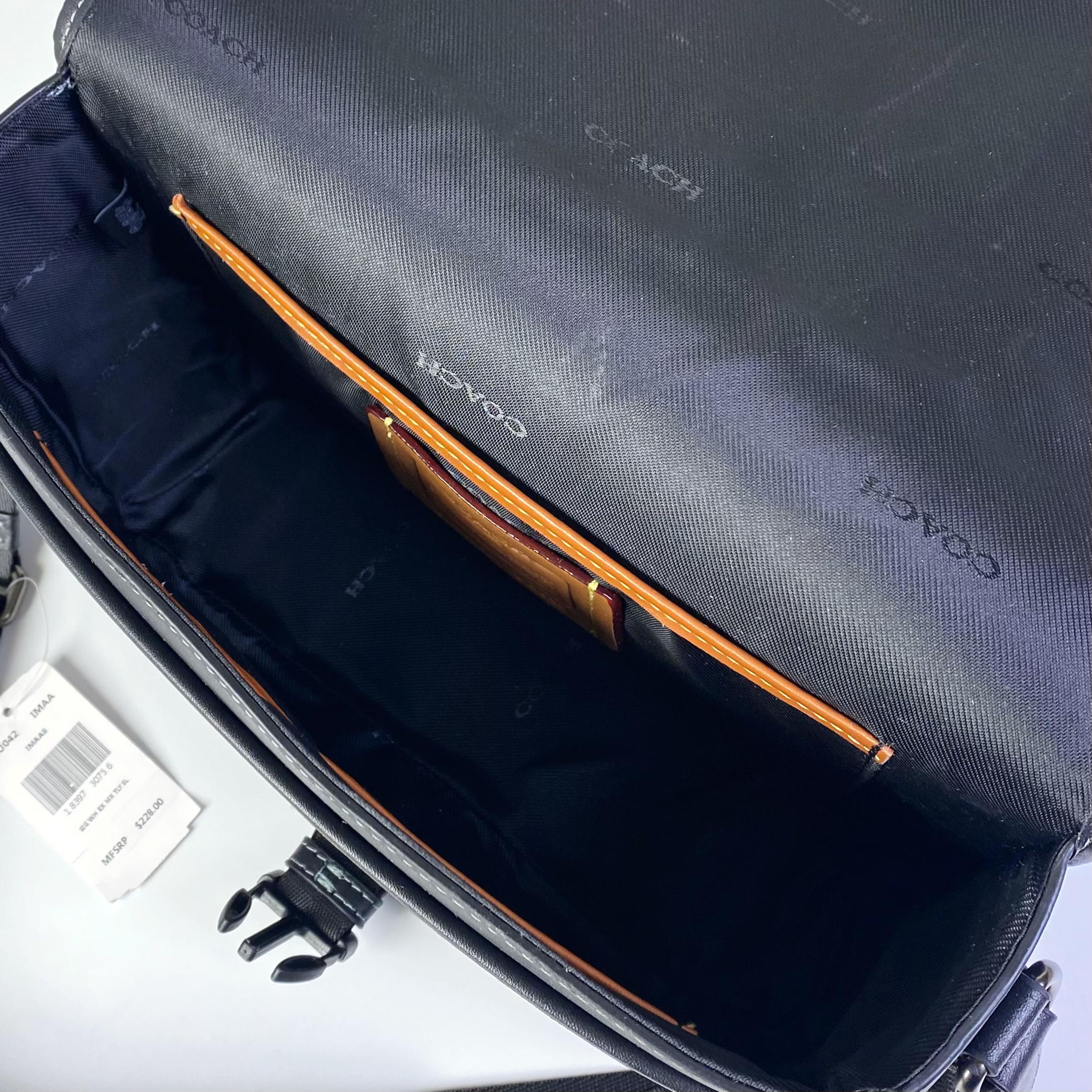 Túi Coach League Messenger Bag DS Black