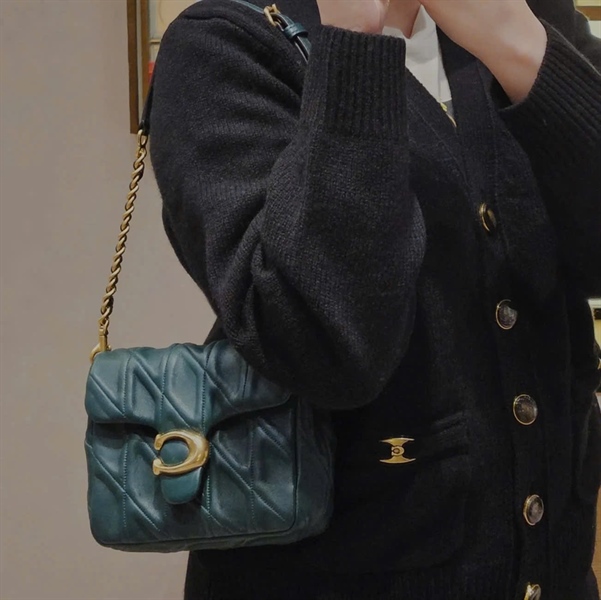 Túi Coach Times Square Tabby 17 Quilting DS D.Green