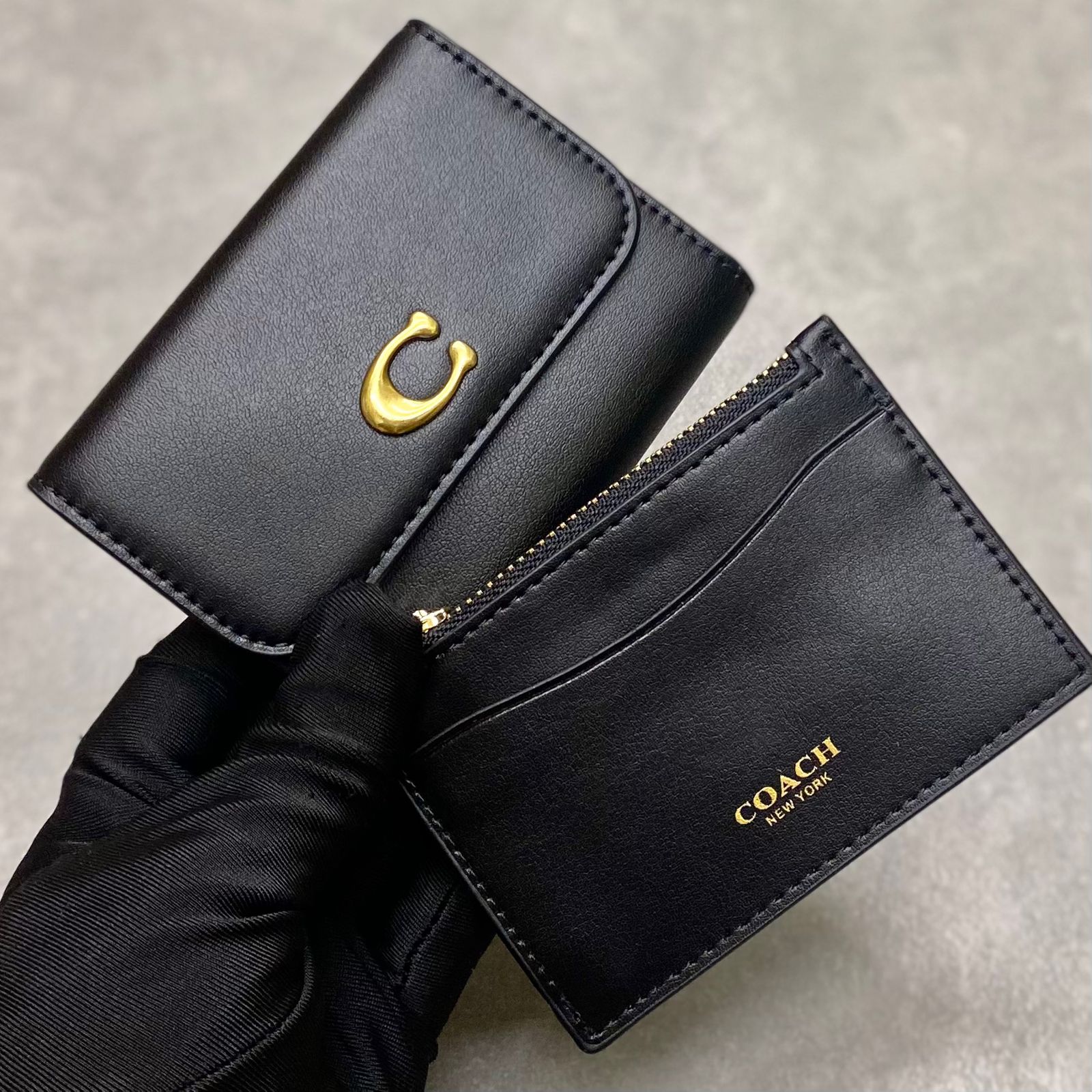 Ví Coach Essential Card Holder Wallet DS Black