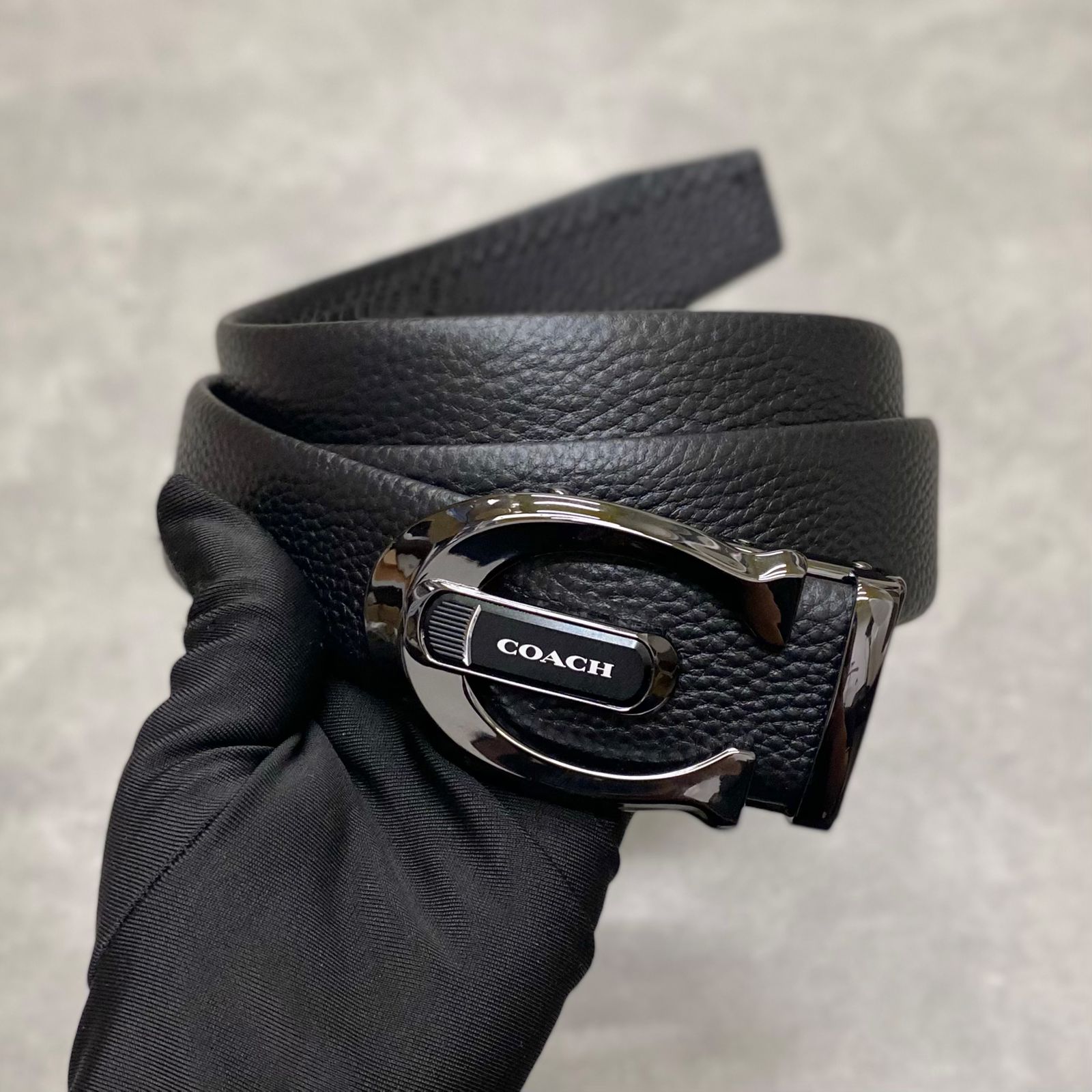 Dây Nịt Coach Belt 03 DS Black