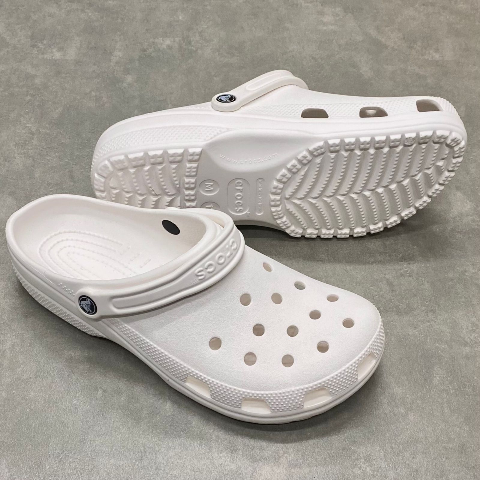 Dép Crocs Classic Clog HN Trắng