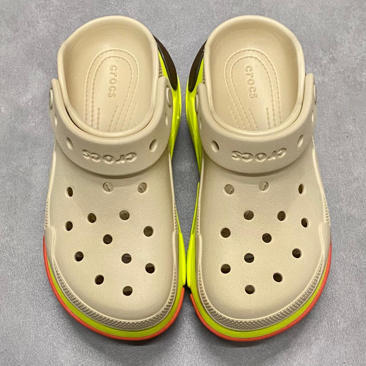 Dép Crocs Clog Bubble Crush HN Bone