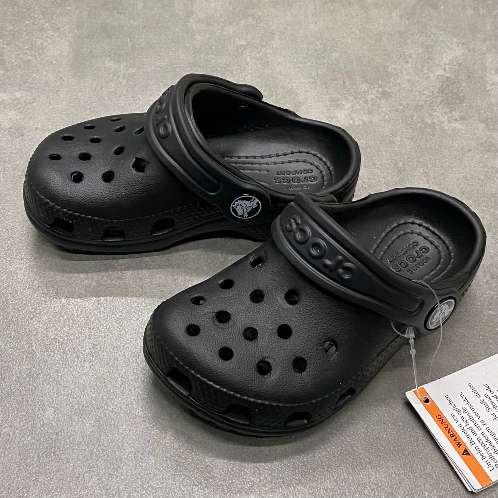 Dép Crocs Kid Classic Clog HN Đen