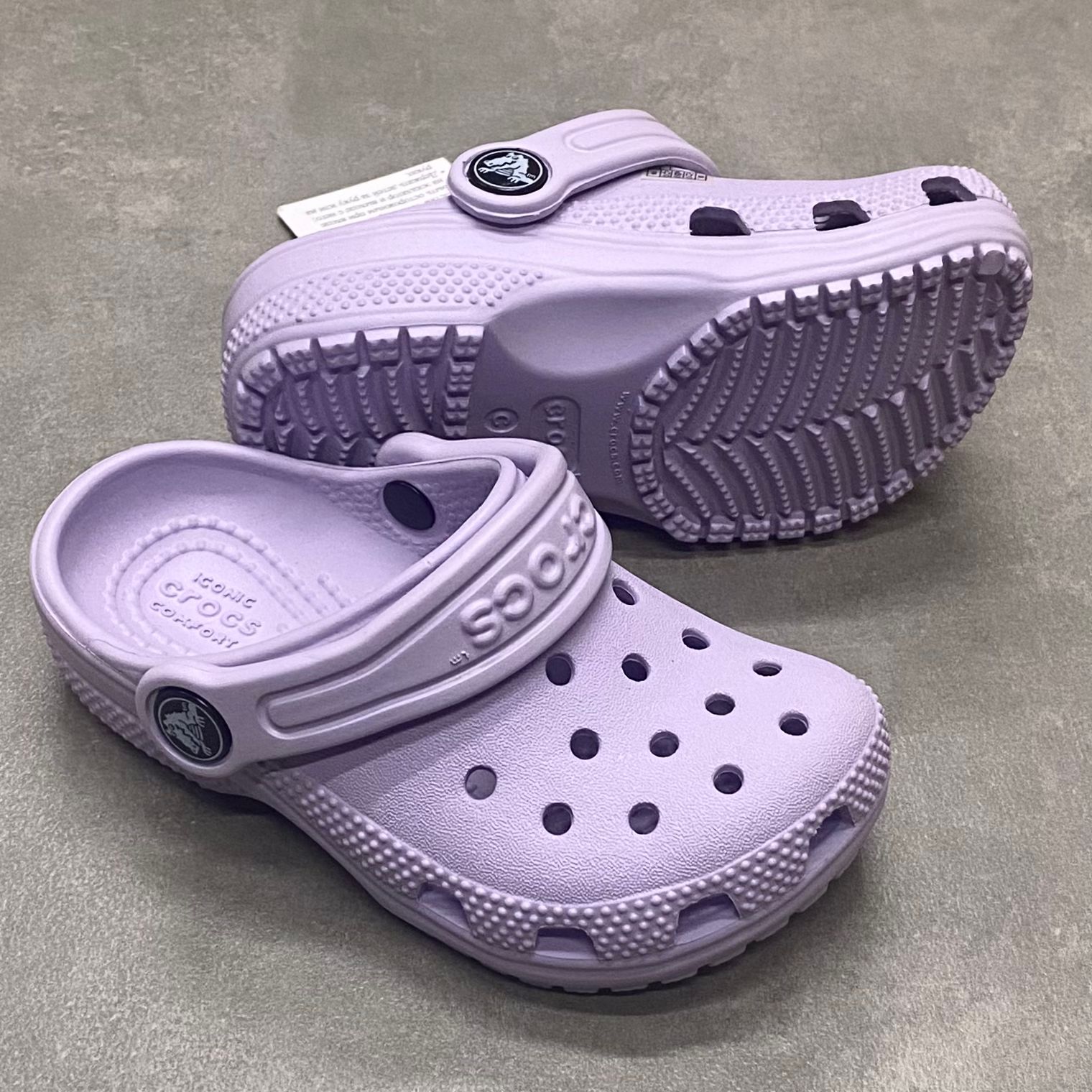 Dép Crocs Kid Classic Clog HN Purple
