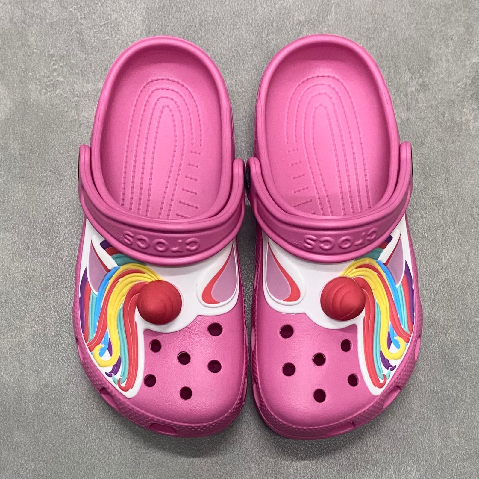 Dép Crocs Kid Clog Unicorn HN Pink