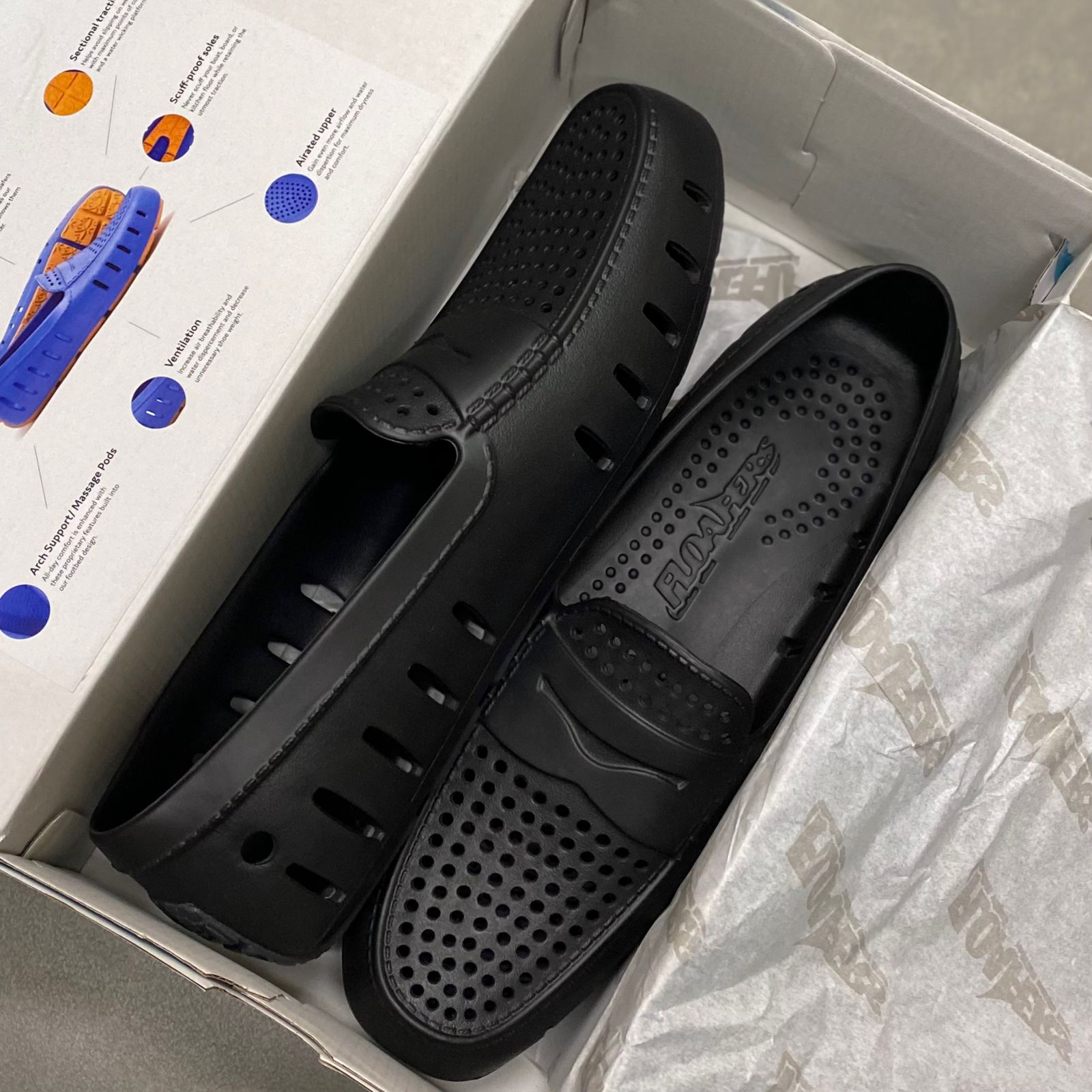 Floafers DP Black/Asphalt Loafers