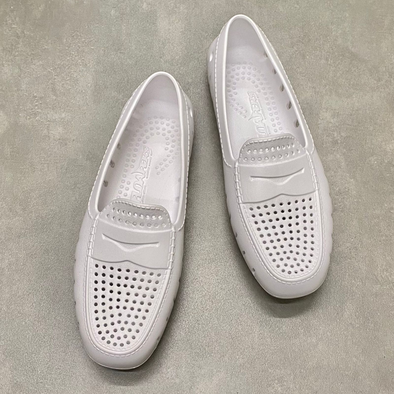 Floafers DP White/Grey Loafers