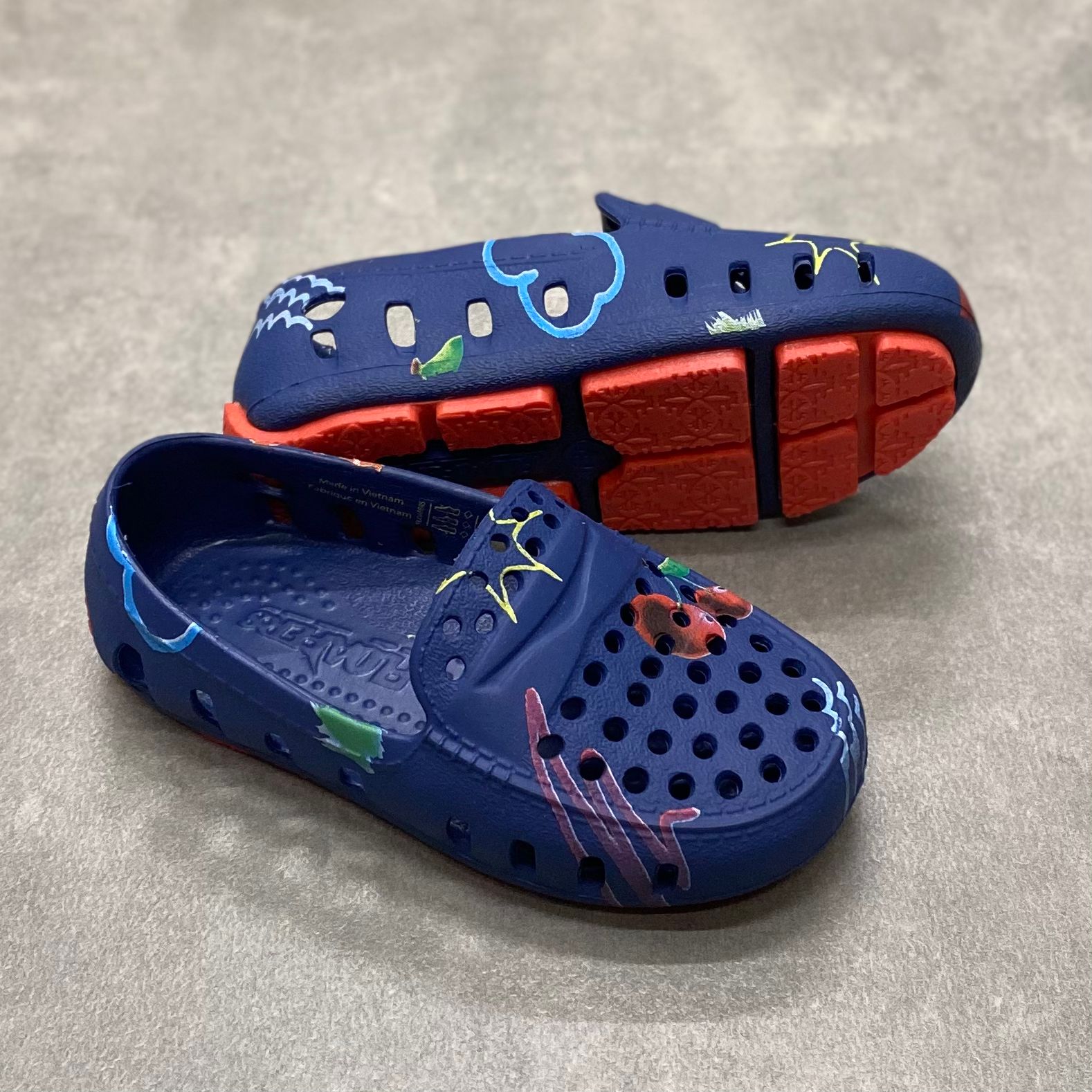 Giày Floafers Kids Silly Scents BS Navy