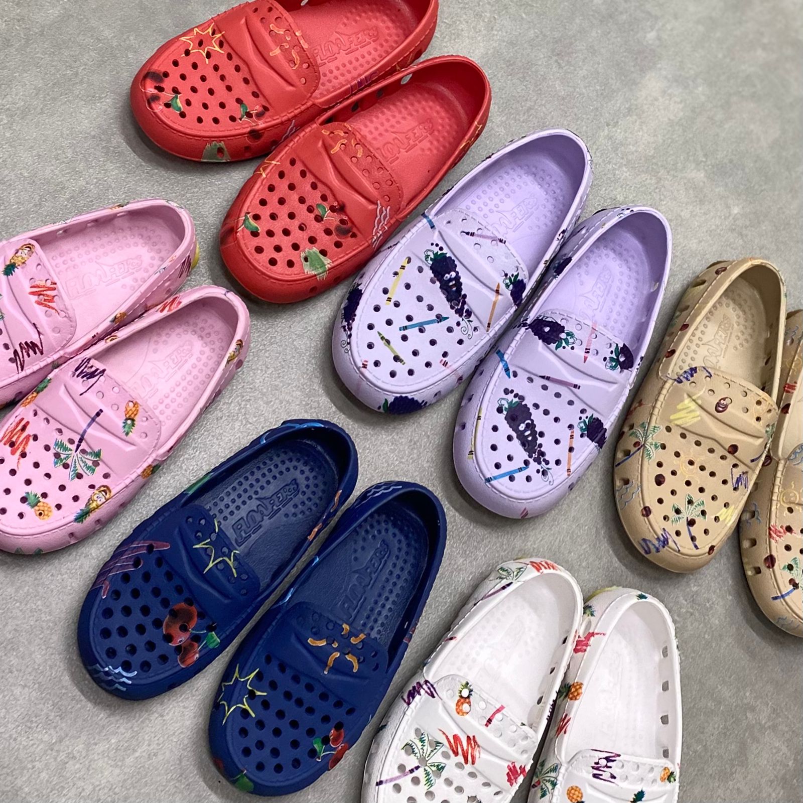 Giày Floafers Kids Silly Scents BS Navy