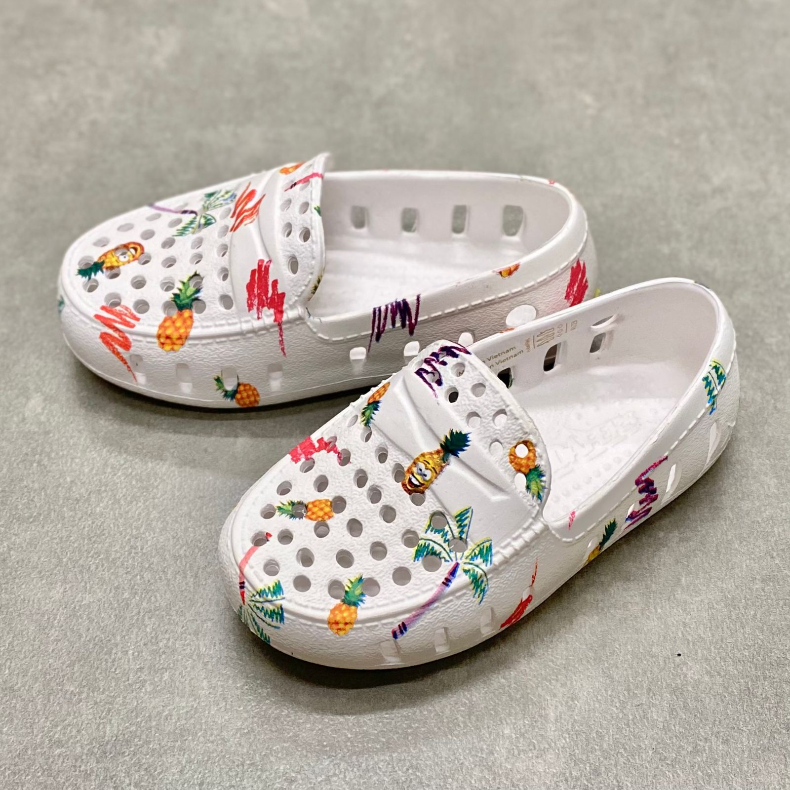 Giày Floafers Kids Silly Scents BS White