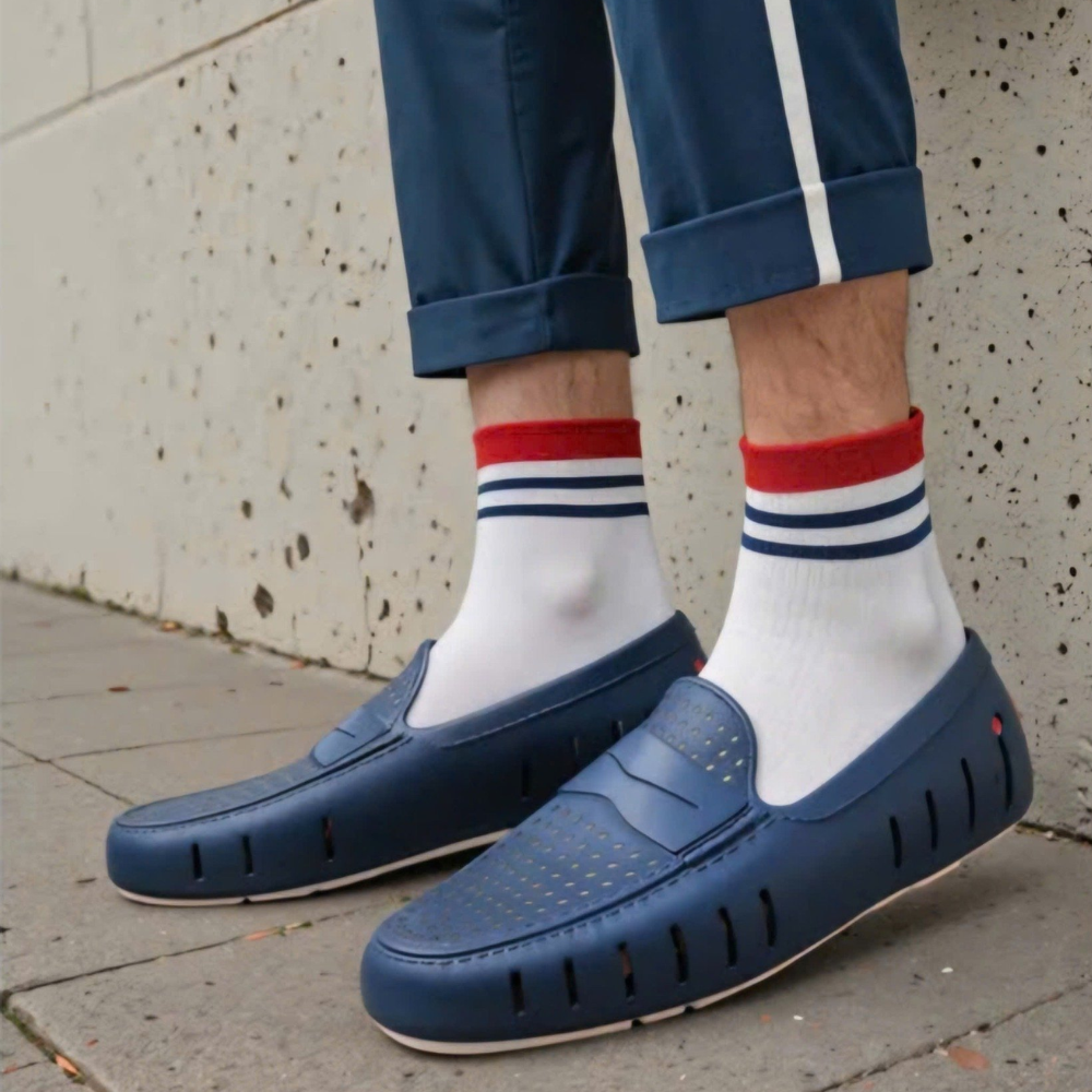 Giày Mọi Floafers DP Navy/White