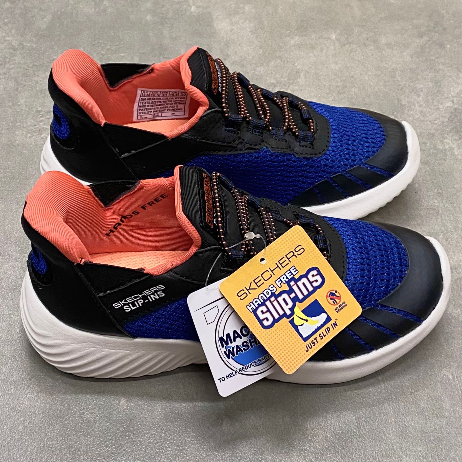 Giày Skechers Bounder MV Royal/Black