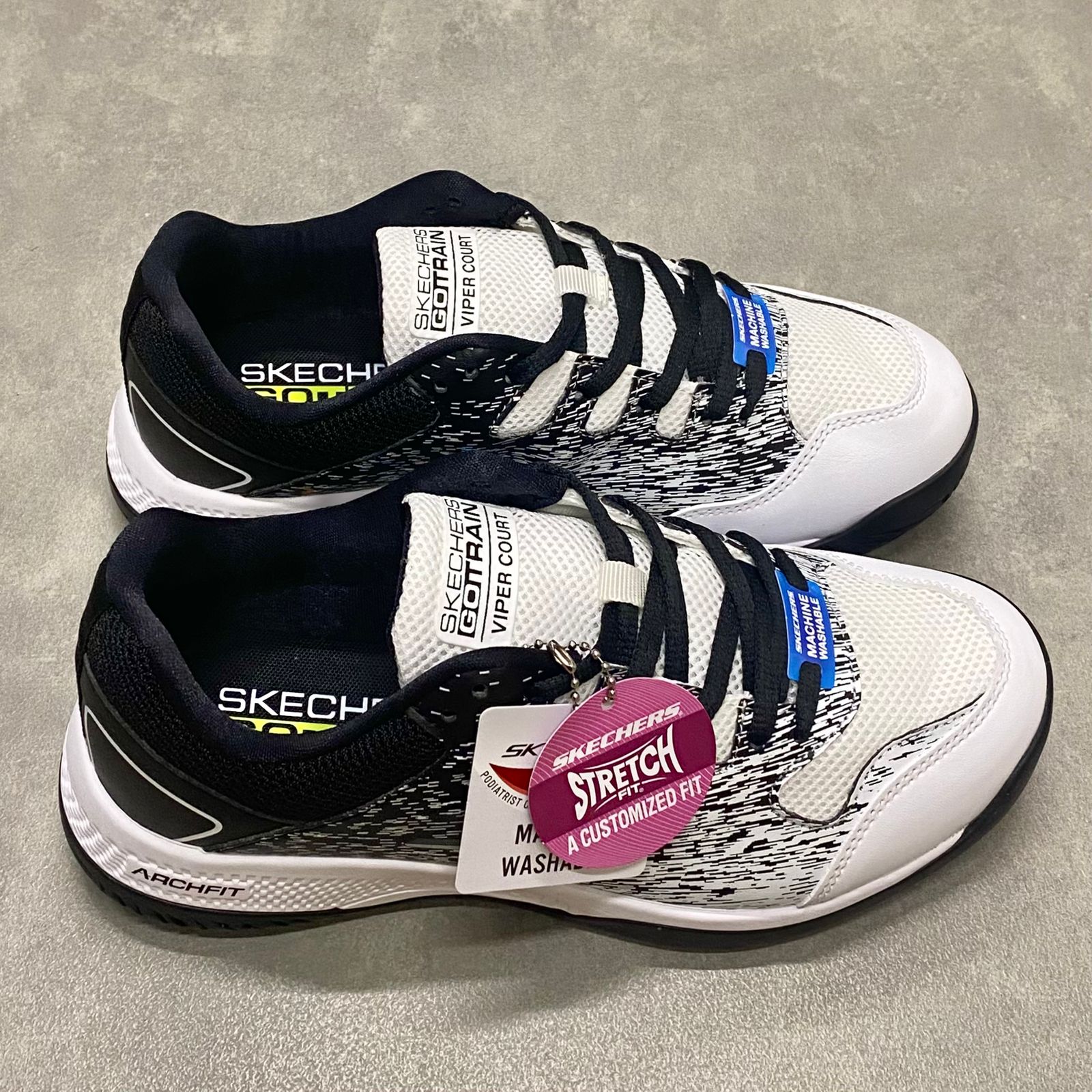 Giày Skechers Pickleball Arch Fit - Women’s MV2 W/Black
