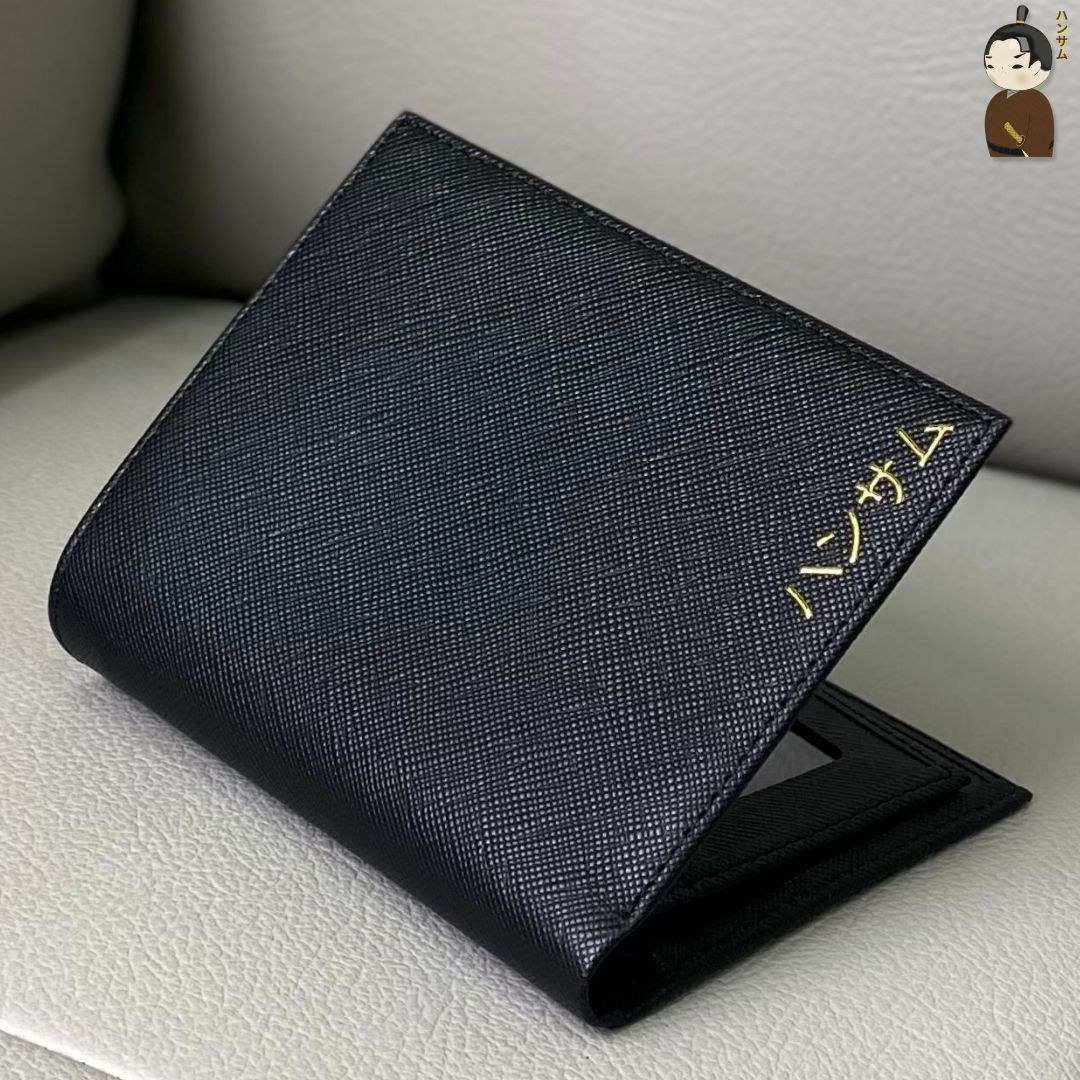 Hansamu En - Billfold Wallet DIA1 Black