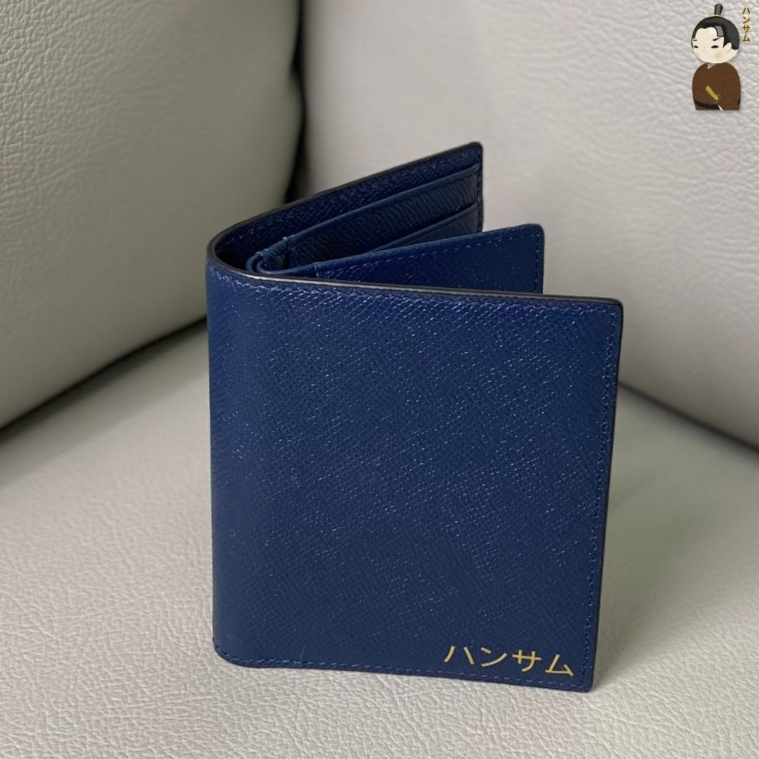 Hansamu En - Billfold Wallet DIA1 Navy