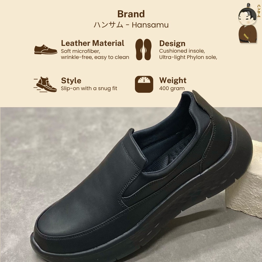 Hansamu Jin - Walk Slip-On BG11 Black