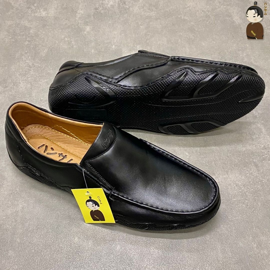 Hansamu Kai - Office Moccasin DGD14 Black