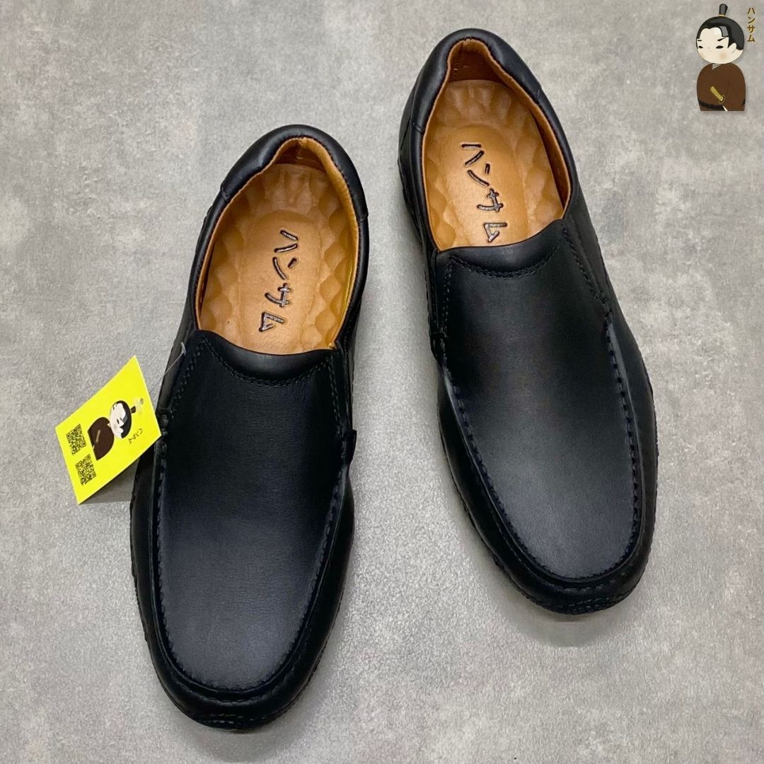 Hansamu Office HO Men&#39;s Loafers Black Sole