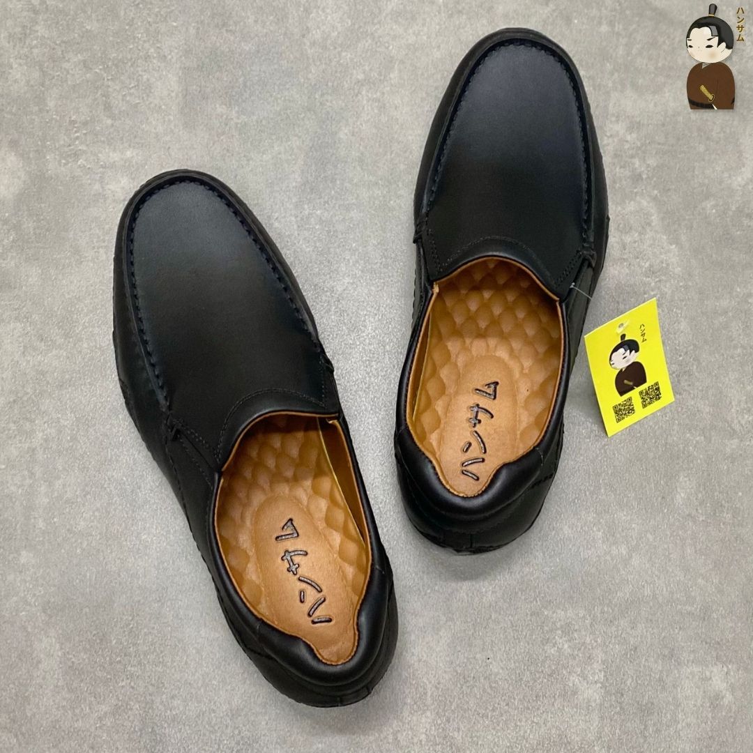 Hansamu Office HO Men&#39;s Loafers Black Sole