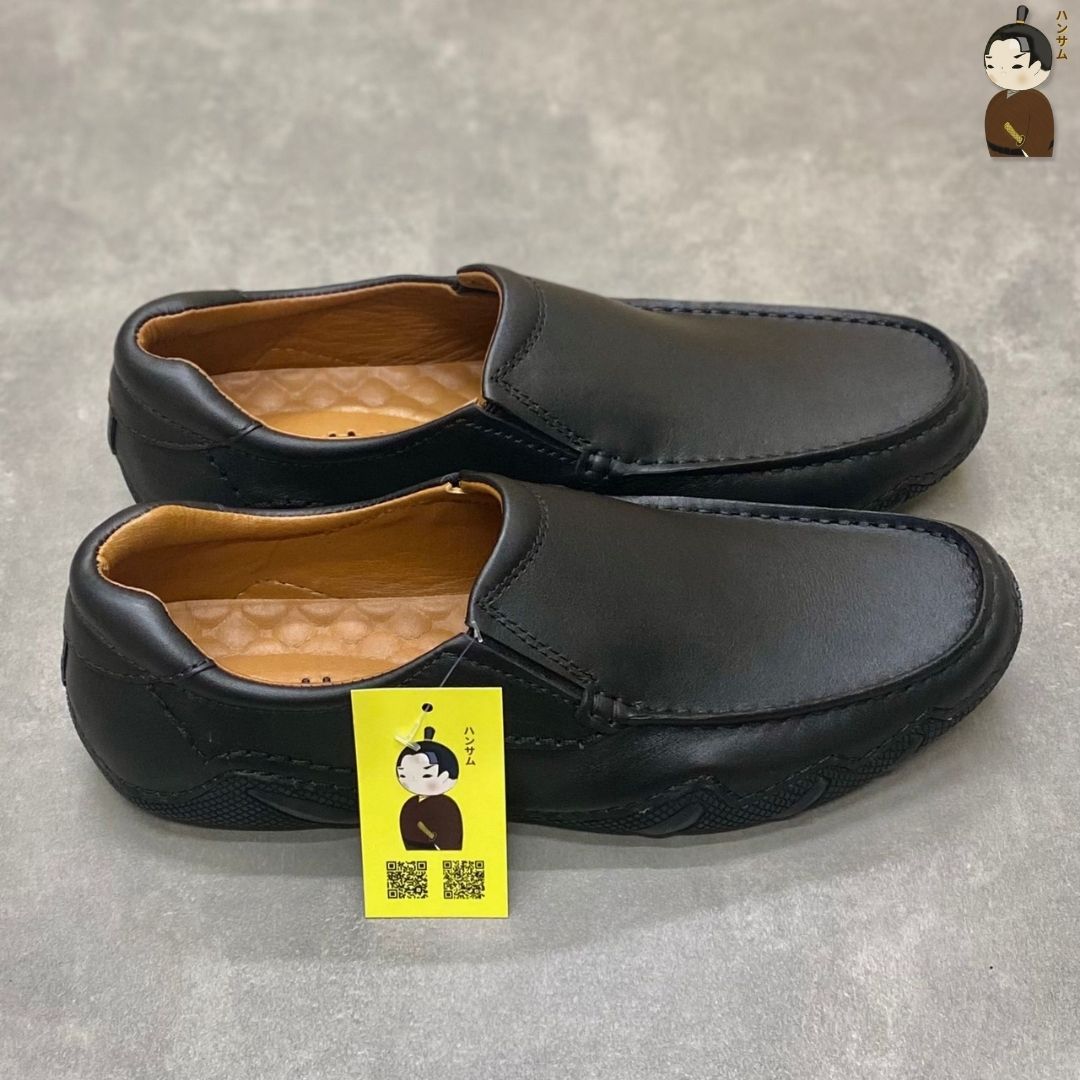 Hansamu Office HO Men&#39;s Loafers Black Sole