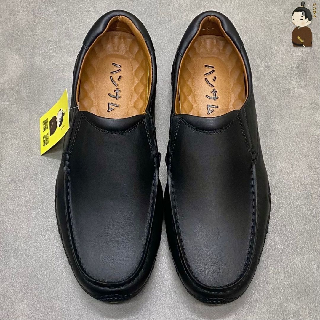 Hansamu Office HO Men&#39;s Loafers Black Sole