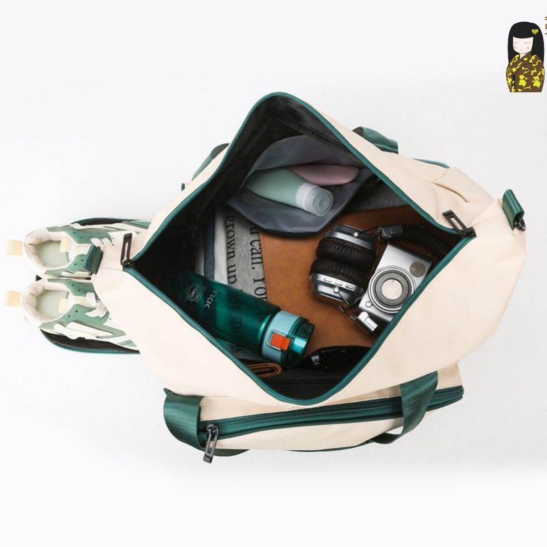 Hansamu Raiden - Waterproof Pickleball Bag BGB10 Beige/Green