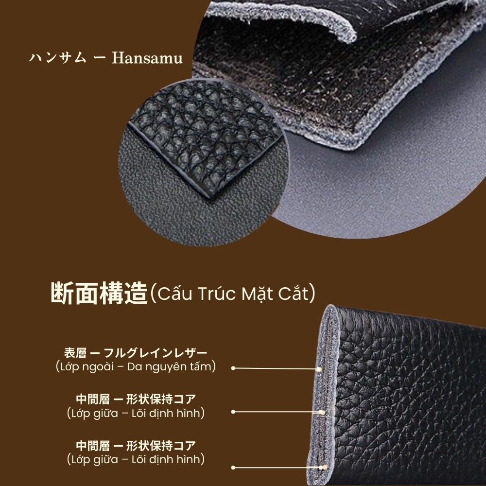 Hansamu Rin - Leather Belt BGA1 Black