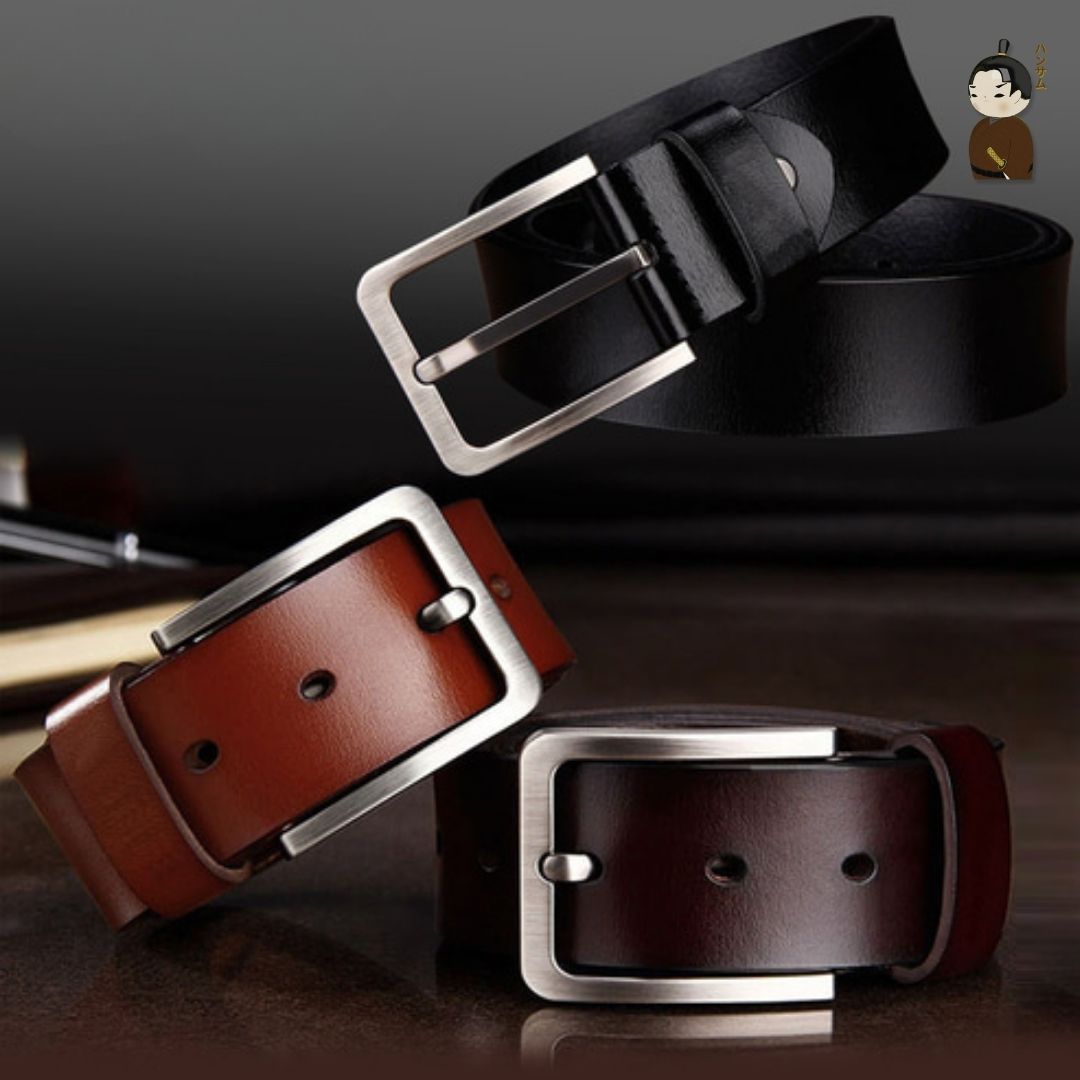 Hansamu Rin - Leather Belt BGA3 Black