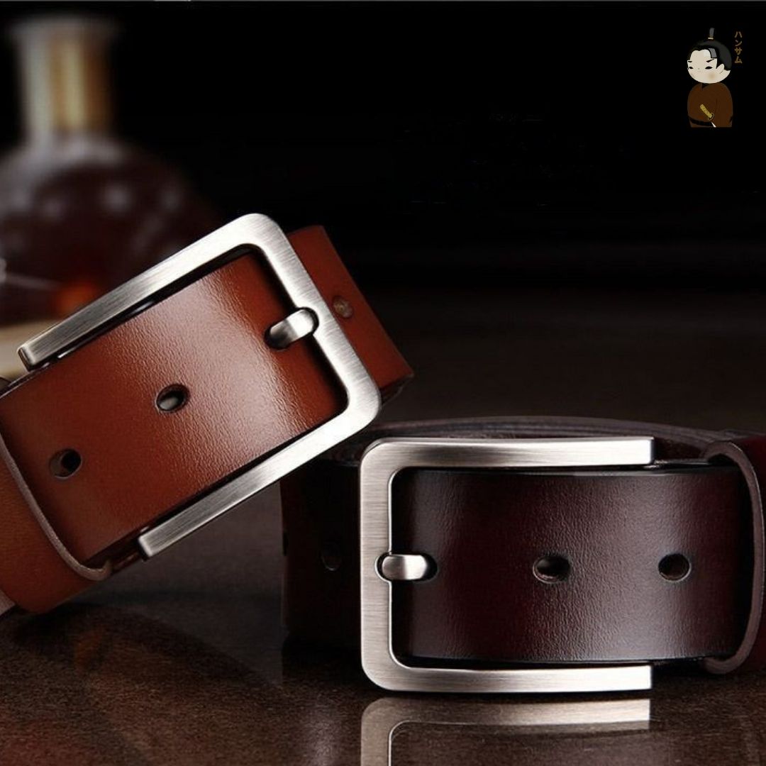 Hansamu Rin - Leather Belt BGA3 Maroon