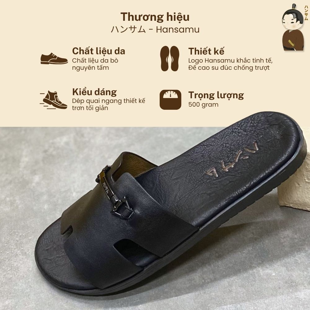 Hansamu Rõnin - Office Slipper DGD19 Black