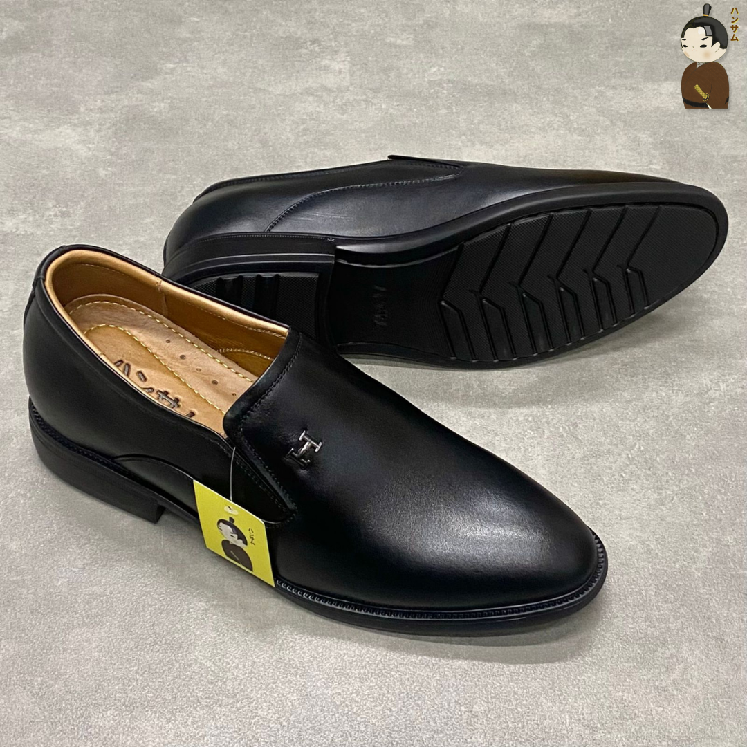 Hansamu Shin - 6cm Elevator Loafers DGD16 Black