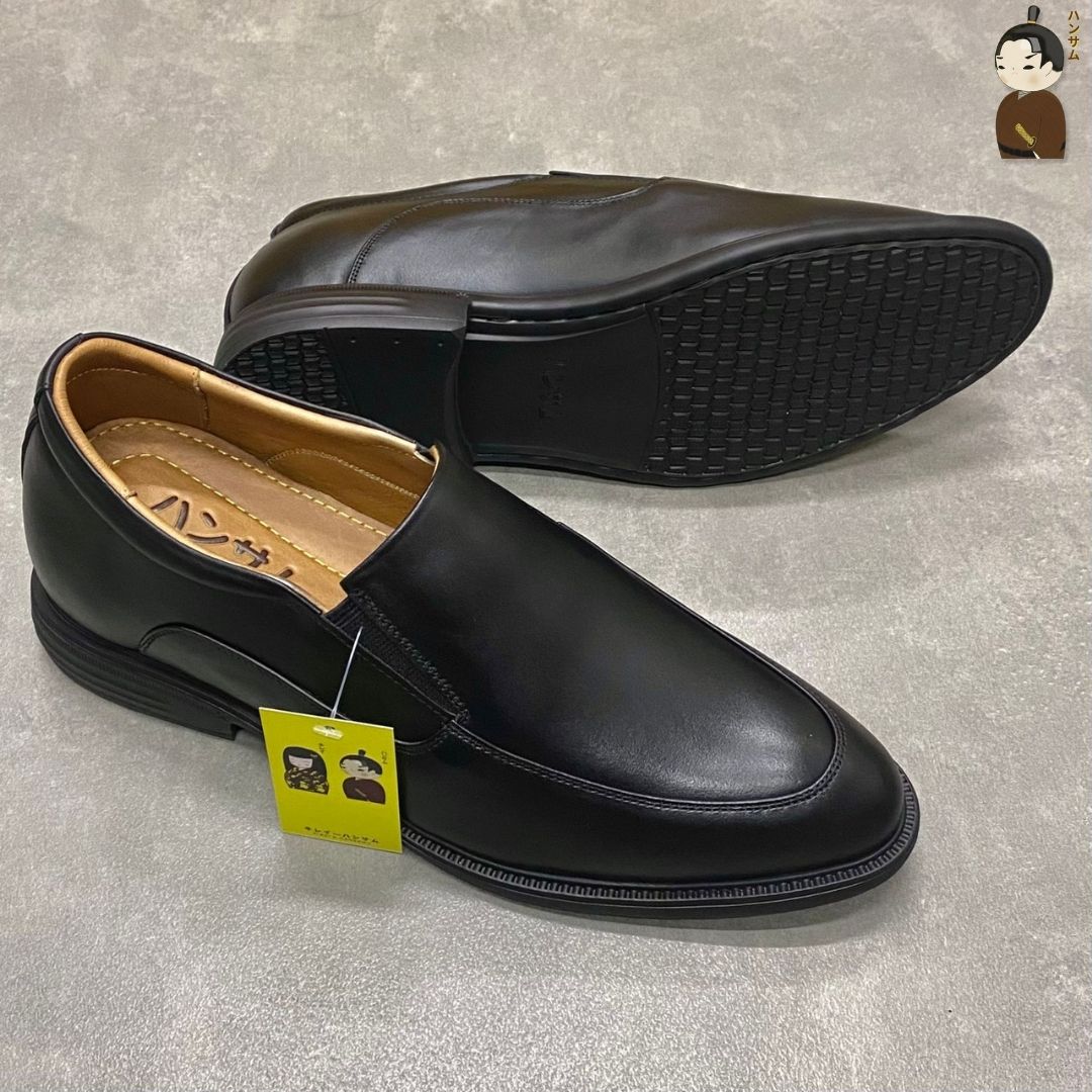 Hansamu Shin - 6cm Elevator Loafers DGD17 Black