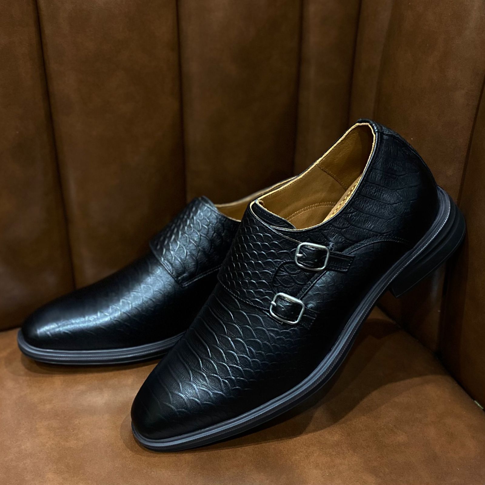 Hansamu Shin - 6cm Elevator Loafers DGD18 Black