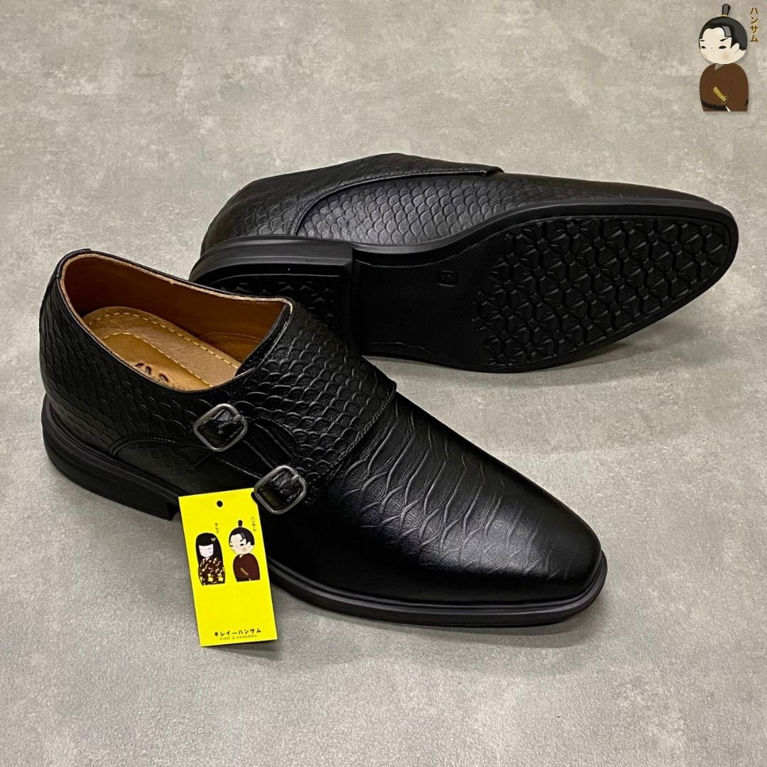 Hansamu Shin - 6cm Elevator Loafers DGD18 Black