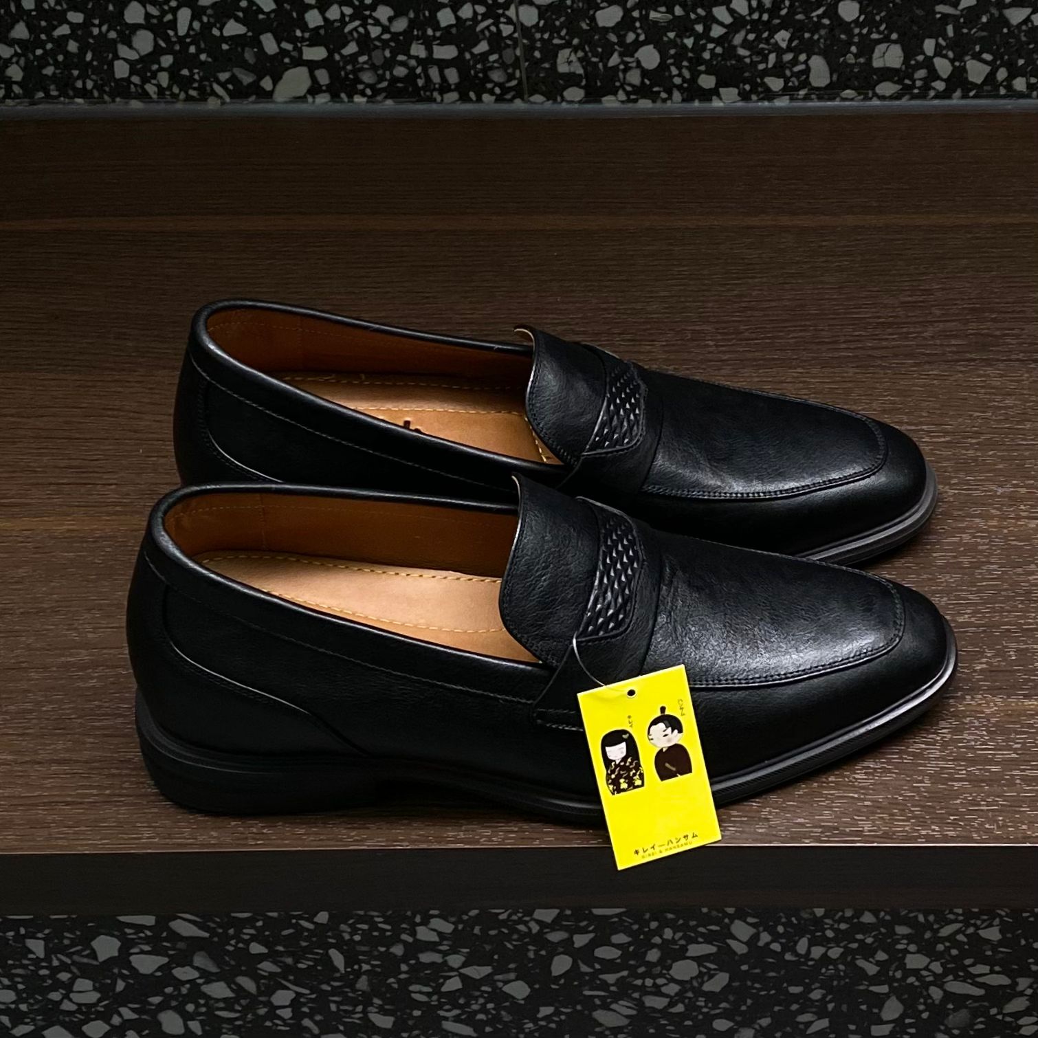 Hansamu Shin - 6cm Elevator Loafers DGD21 Black