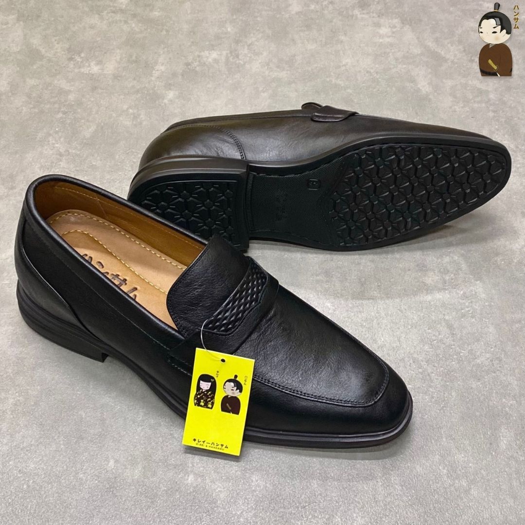 Hansamu Shin - 6cm Elevator Loafers DGD21 Black