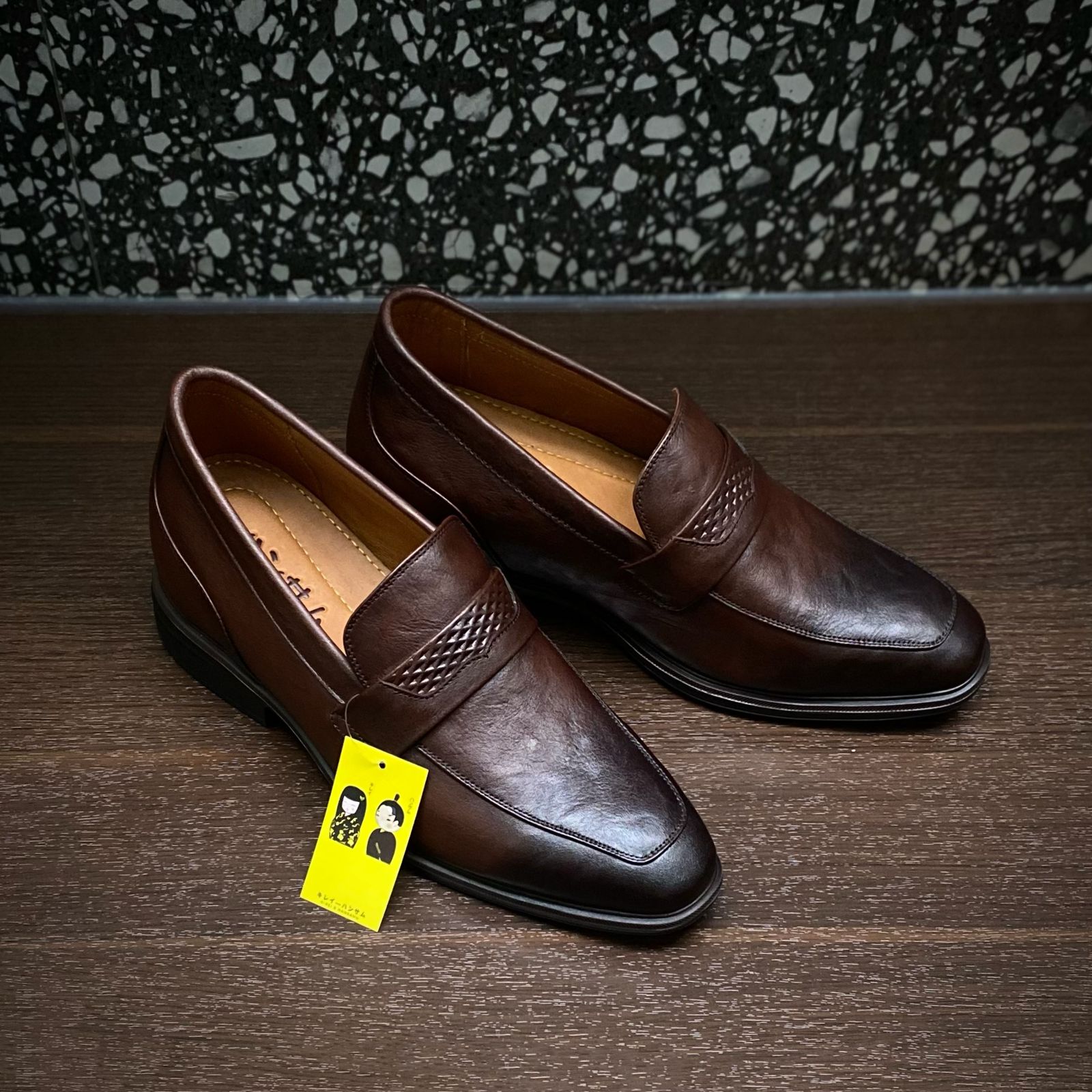 Hansamu Shin - 6cm Elevator Loafers DGD21 Brown