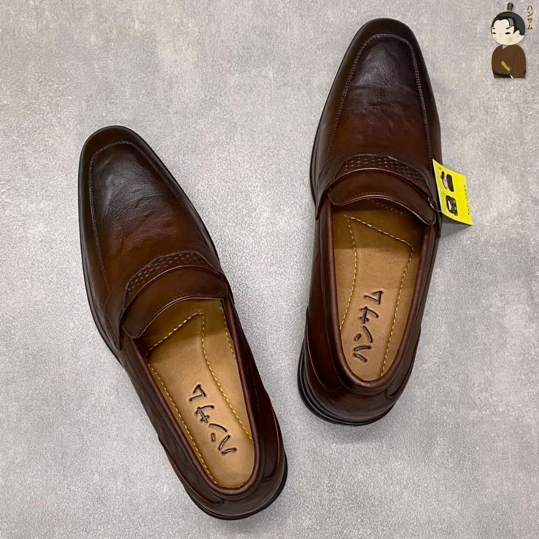 Hansamu Shin - 6cm Elevator Loafers DGD21 Brown