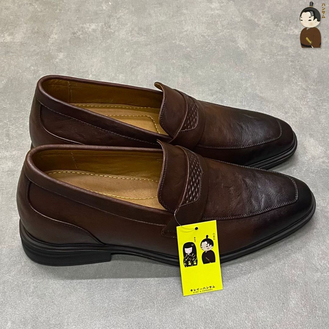 Hansamu Shin - 6cm Elevator Loafers DGD21 Brown