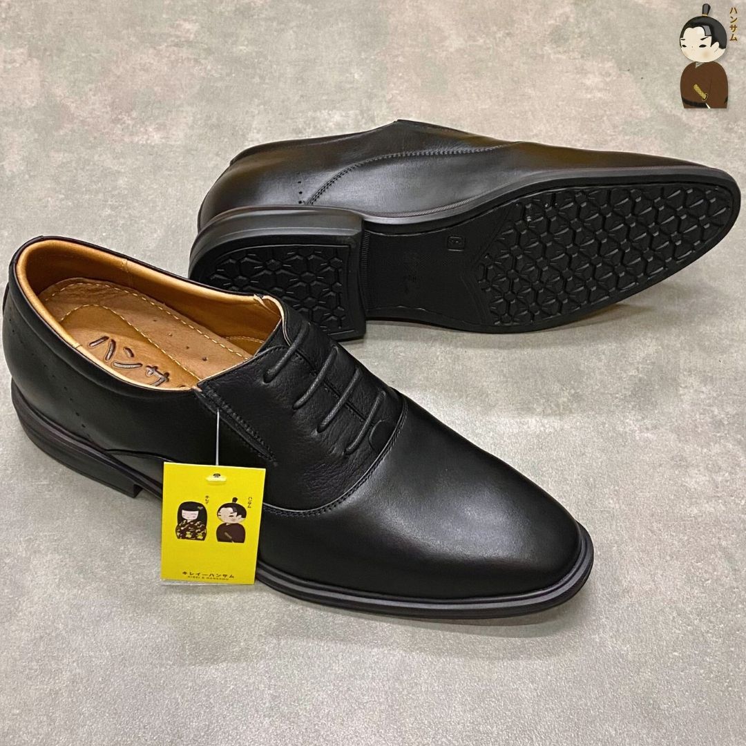 Hansamu Shin - 6cm Elevator Loafers DGD23 Black