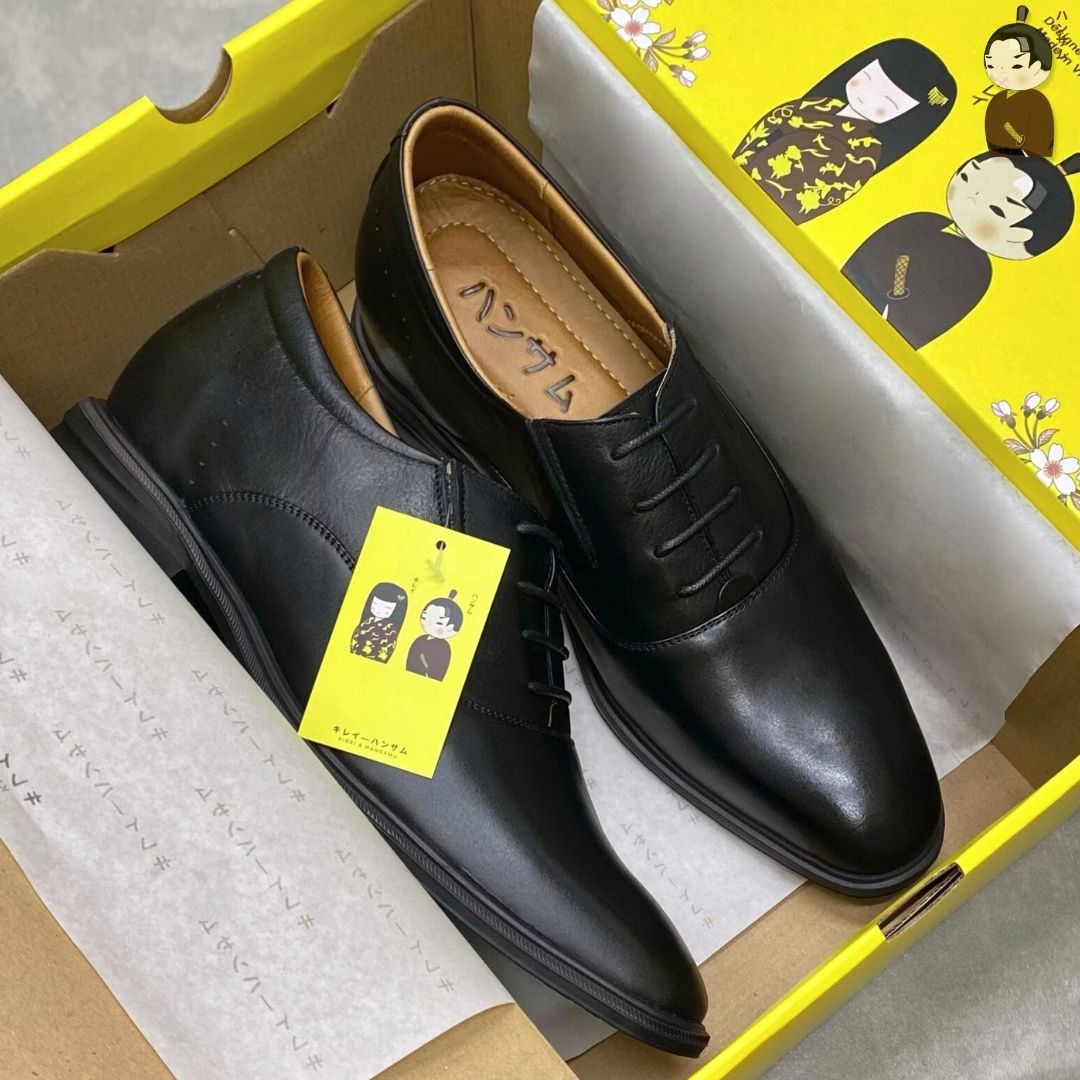Hansamu Shin - 6cm Elevator Loafers DGD23 Black