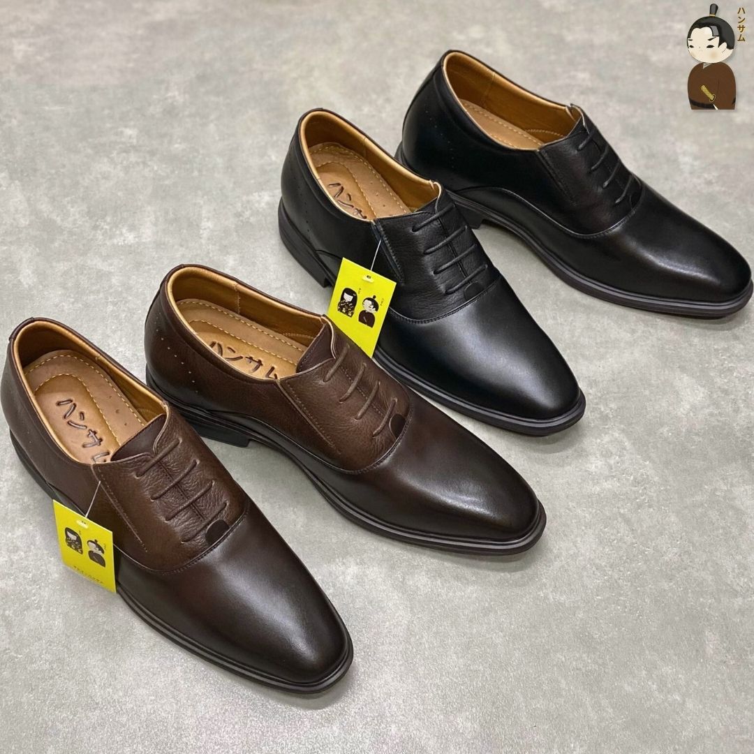 Hansamu Shin - 6cm Elevator Loafers DGD23 Black